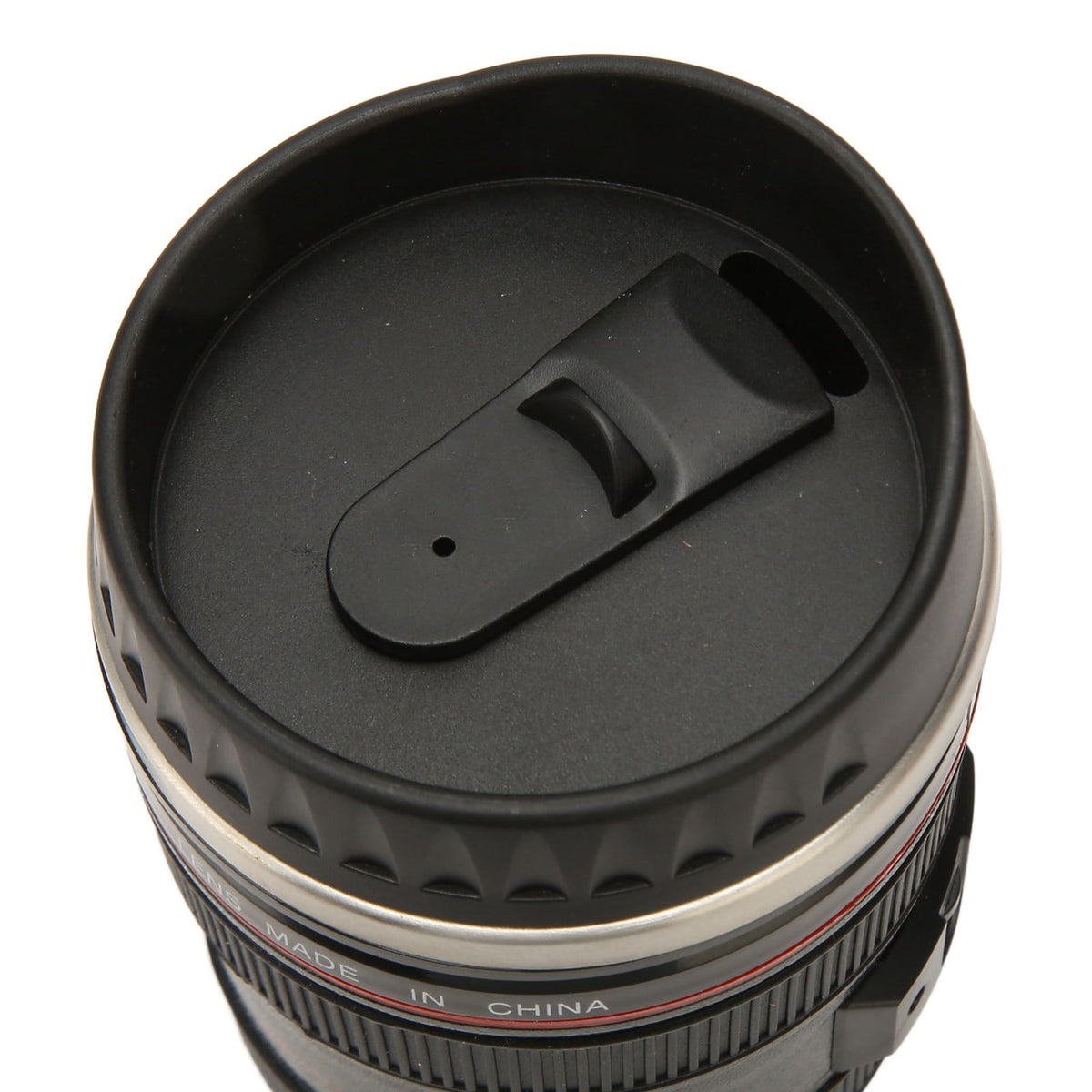 Camera Lens Travel Mug, Insulated Stainless Steel Coffee Cup with Lid - Image 6