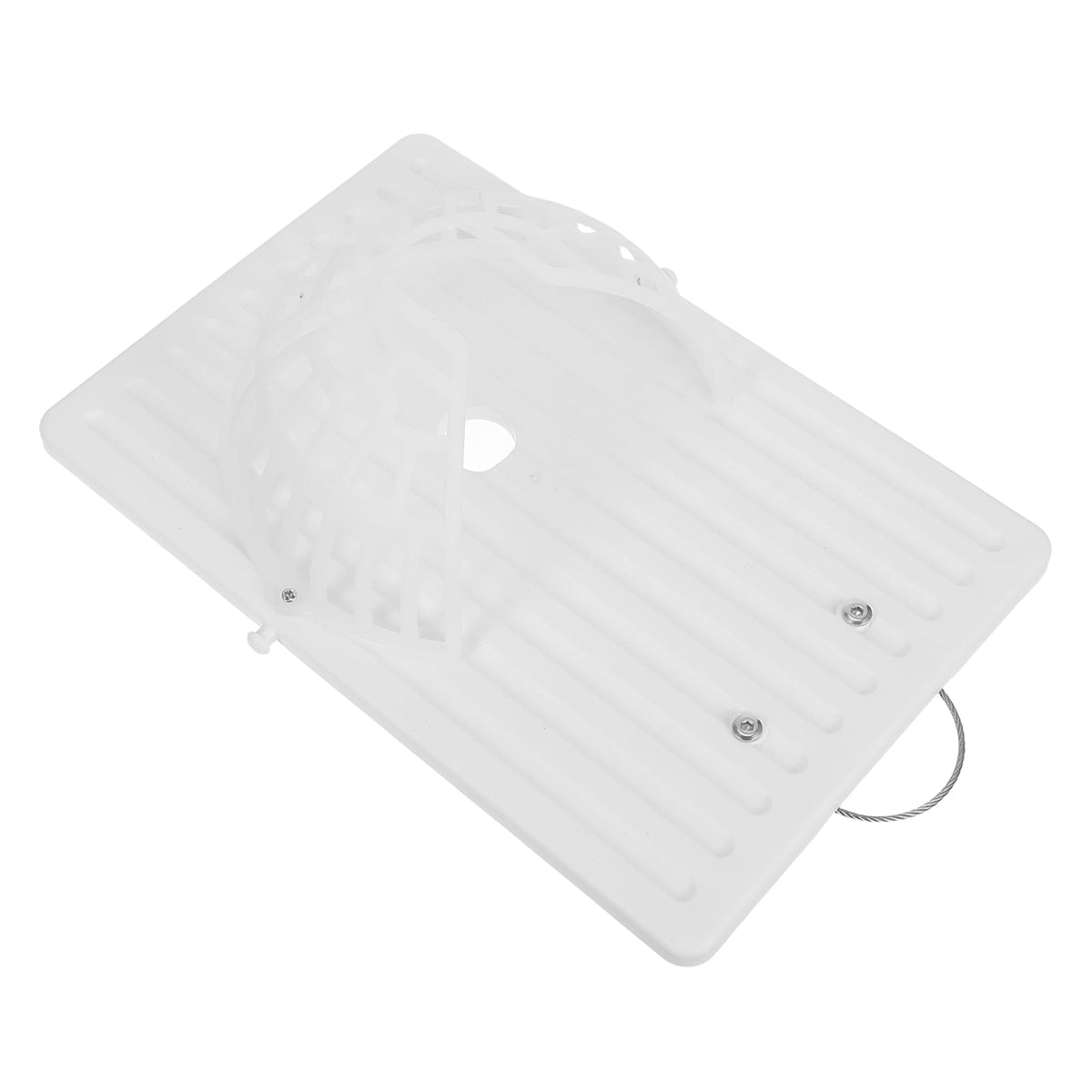 Wall-Mounted Plant Board in White Plastic for Staghorn Ferns and Orchids