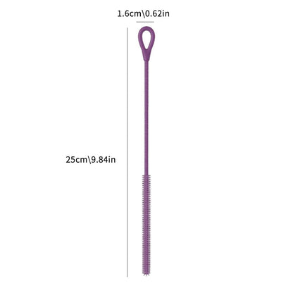 Silicone Straw Brushes, 2 Pack in 6 mm and 9 mm with Extra Long Handles - Image 4