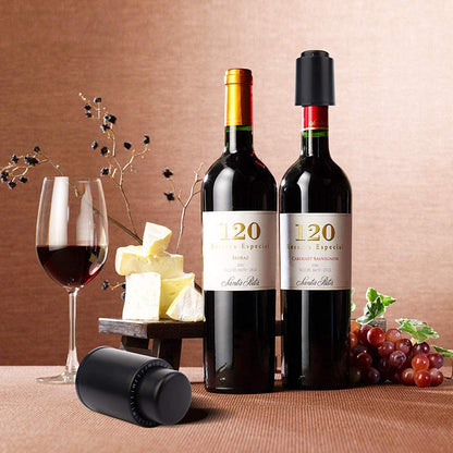 Vacuum Wine Bottle Stoppers, 2 Pack with Time Scale Dial for Preserving Bottles - Image 6