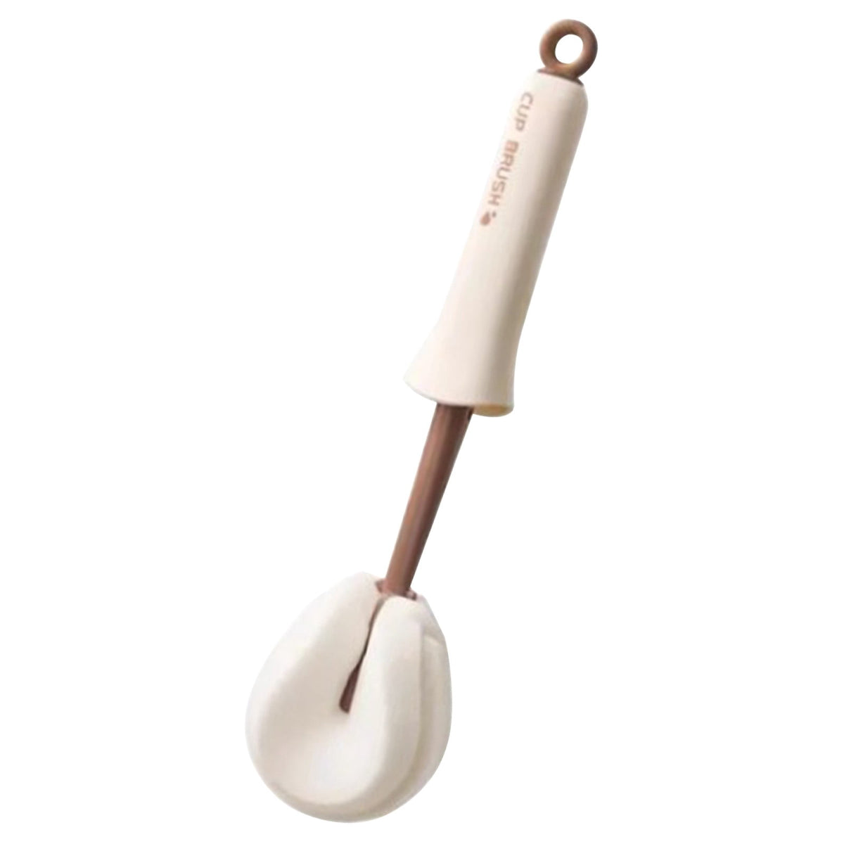 Two-in-One Cup Brush with Squeeze Sponge and Detail Tip, 30 cm Long Handle - Image 2