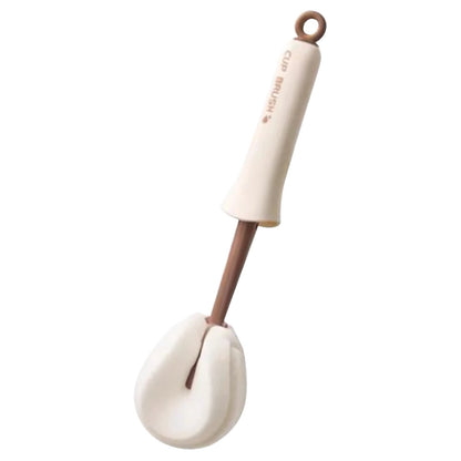 Two-in-One Cup Brush with Squeeze Sponge and Detail Tip, 30 cm Long Handle - Image 2