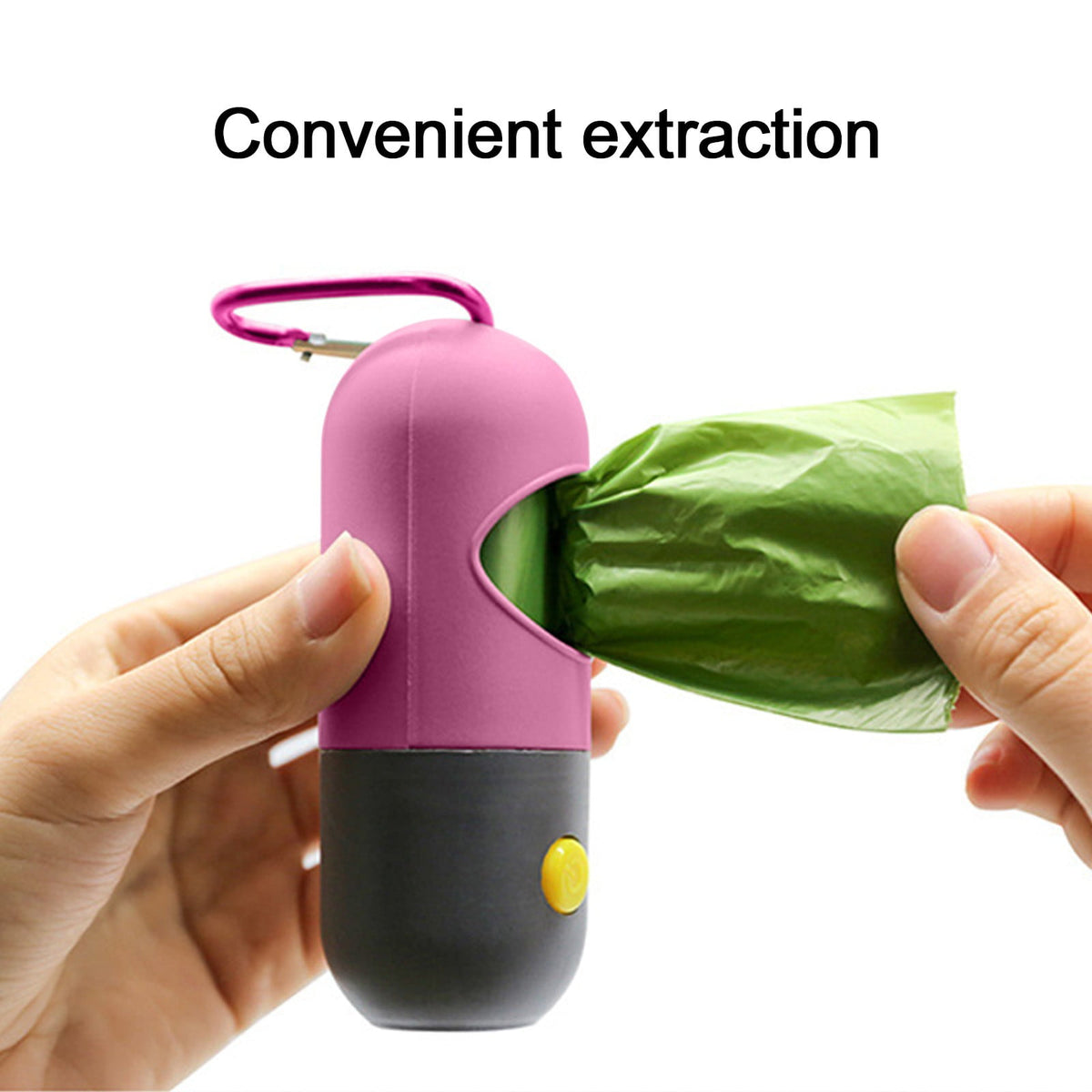 Dog Waste Bag Dispenser for a Leash, Capsule Holder with LED Walking Light - Image 5