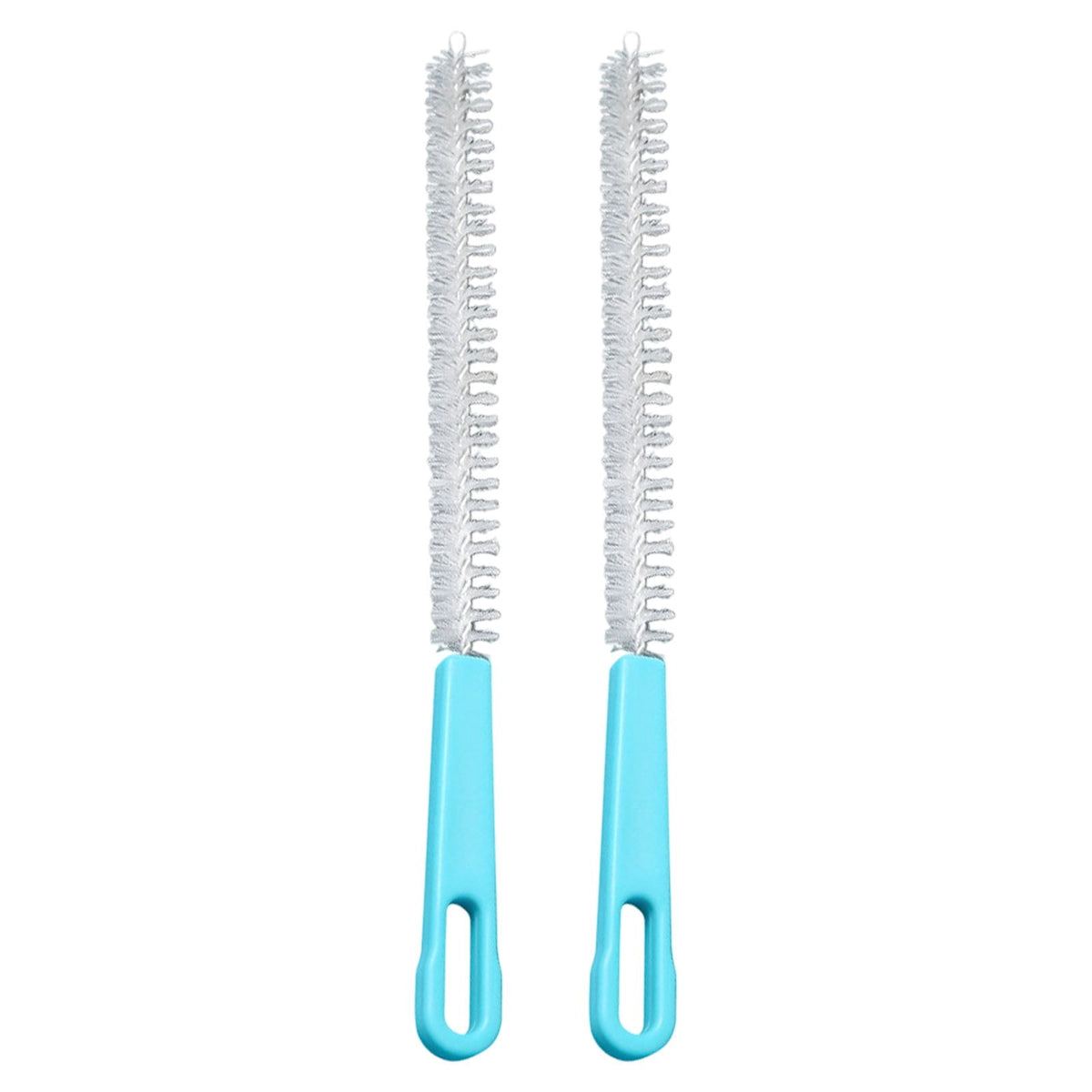 Straw Cleaning Brushes, 2 Pack of 8.26 Inch Flexible Pipe Brushes with Hanging Loop