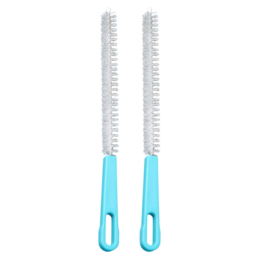 Straw Cleaning Brushes, 2 Pack of 8.26 Inch Flexible Pipe Brushes with Hanging Loop