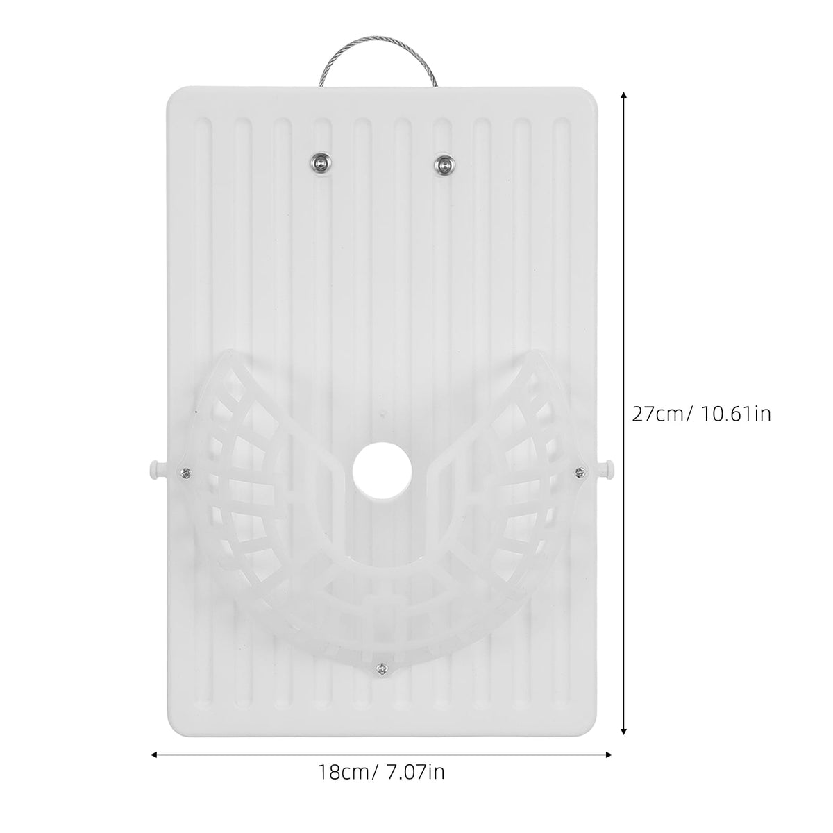 Wall-Mounted Plant Board in White Plastic for Staghorn Ferns and Orchids - Image 6