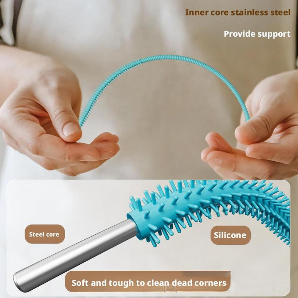 Silicone Straw Brushes, 2 Pack in 6 mm and 9 mm with Extra Long Handles - Image 6