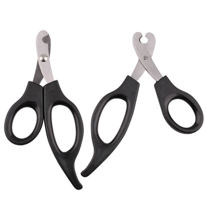 Pet Nail Clippers with Safety Guard, Stainless Steel Claw Trimmer for Cats and Small Dogs - Image 2