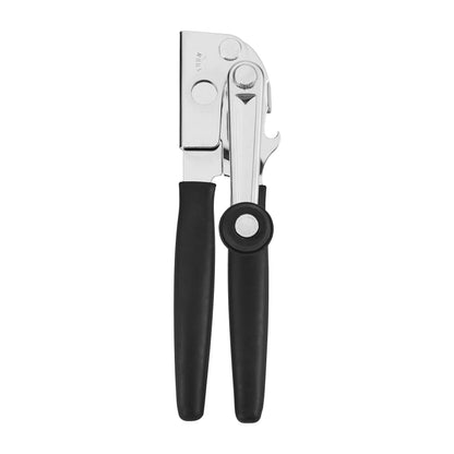 Manual Can Opener in Stainless Steel, 10.4 Inch Crank with Side Bottle Opener
