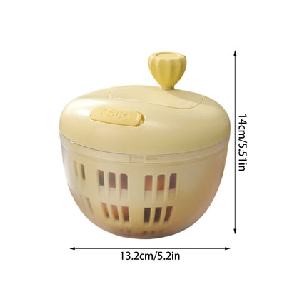 Hand-Crank Salad Spinner, 1.5 L Separable Basket for Greens and Herbs - Image 3
