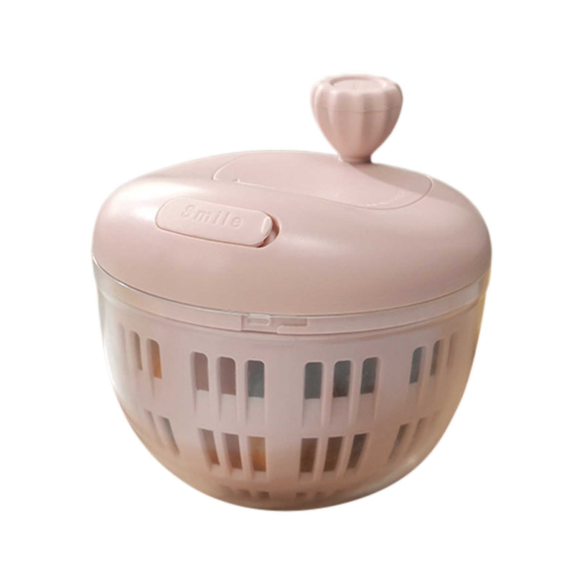 Hand-Crank Salad Spinner, 1.5 L Separable Basket for Greens and Herbs