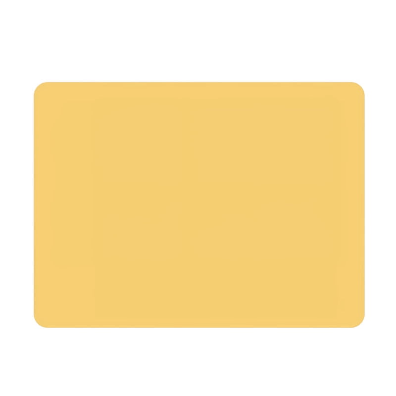 Silicone Counter Mat in Yellow, 15.7 x 11.8 Inch Heat-Resistant Work Surface