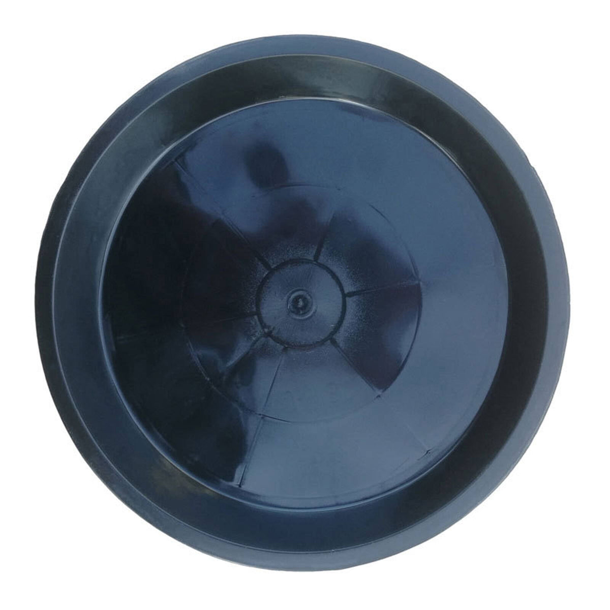 Round Plant Saucers in Black Plastic, 24 x 20.7 x 2.5 cm Drip Trays for Pots