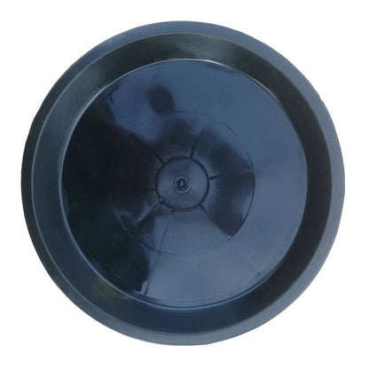 Round Plant Saucers in Black Plastic, 24 x 20.7 x 2.5 cm Drip Trays for Pots